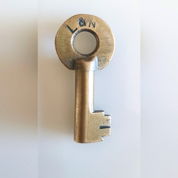 Railroad Switch Lock Key, L&N Adlake - Picture 4 of 8
